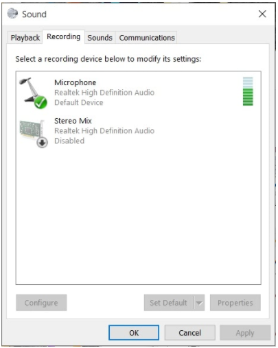 Need an updated troubleshooting solution to get microphone to pick up sound correctly on... 54bd3ea1-9250-48c0-80ab-d1273872987c.png