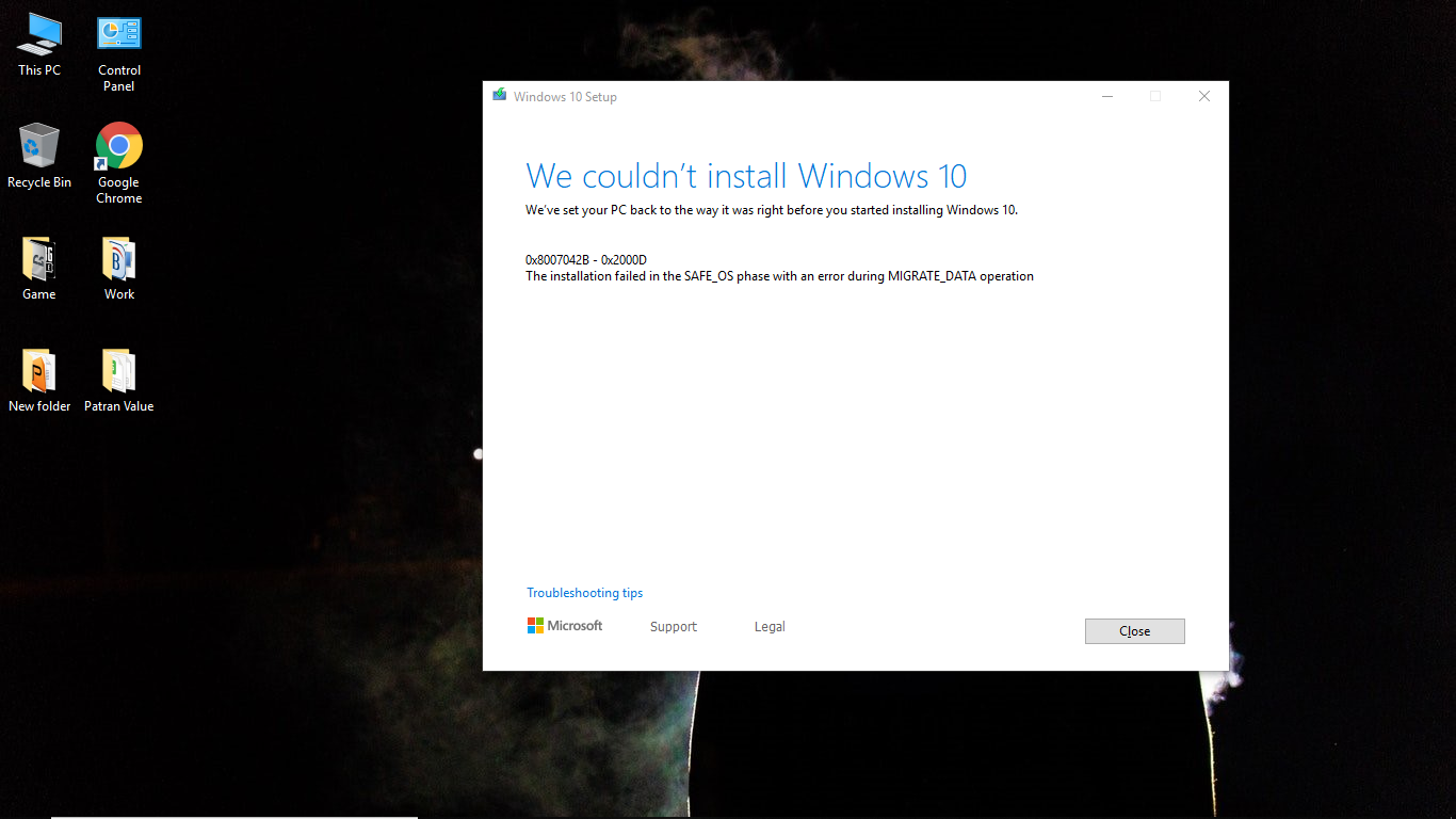 the installation failed in the safe_os phase with an error during migrate_data operation 54cc8686-9441-4197-a420-802001e76577?upload=true.png