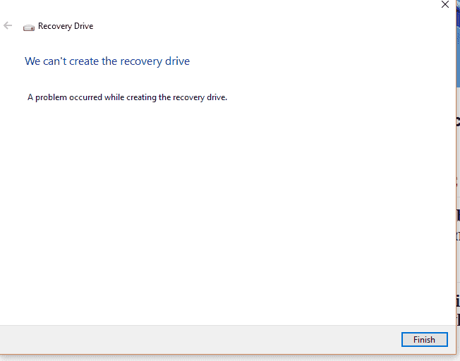 Inability to generate a Recovery Drive on new Windows 10 - 64 bit PC 552bafdc-0b31-4735-b790-7cbab41a03da?upload=true.png