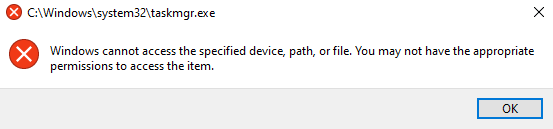 Windows cannot  access the specified device, path, or file... 555242ac-afa6-4e66-bc82-84435e761891?upload=true.png