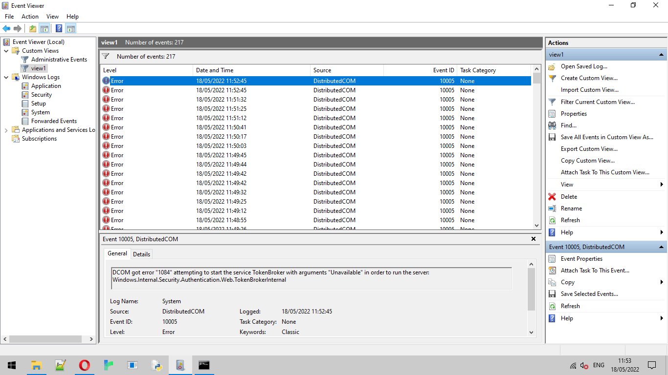 DCOM got error "87" attempting to start the service GamingServices with arguments... 55625a10-f86e-47af-9baa-08738bfc04a2?upload=true.png