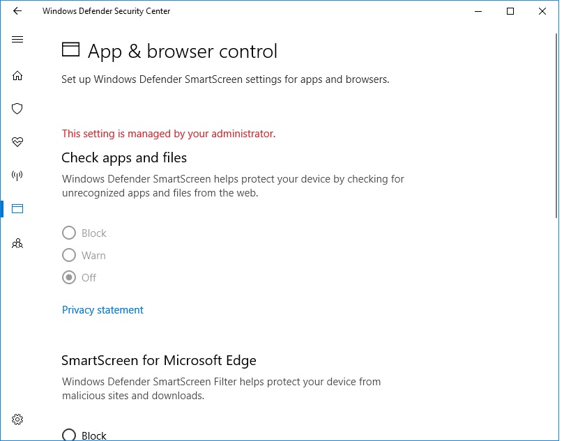 check apps and files" options greyed out - Managed by Administrator 556e2c77-082a-45ab-87f7-dc04cb405068?upload=true.jpg