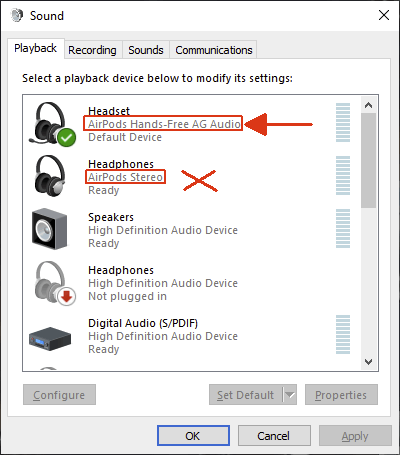 I am not able to see Stereo input device of my Airpods in windows 10 sound settings 55a320be-4bf0-4398-bc87-10bd1dfe5255?upload=true.png