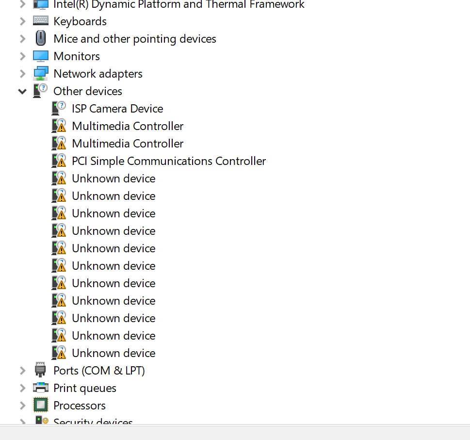 upgraded to windows 10 and Surface pro 5 wont load all the driver 55ca3ba3-6341-4285-8489-5745cd10a2a8?upload=true.jpg