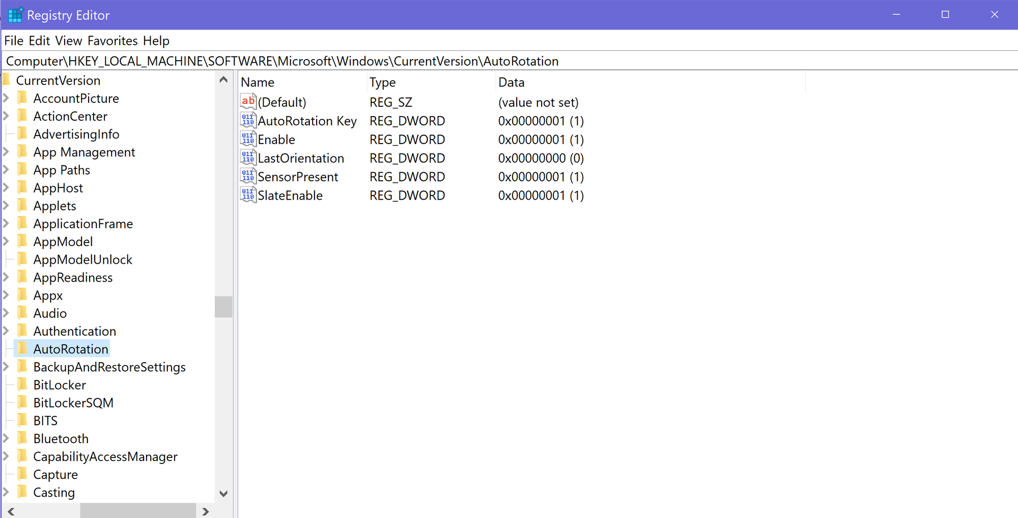 Windows 10, Lenovo Yoga, HP 24mh Monitor - Can't turn Auto Rotate off or on - Grayed out. 5686d3d0-0042-42a3-9119-b8dc21654de2?upload=true.png