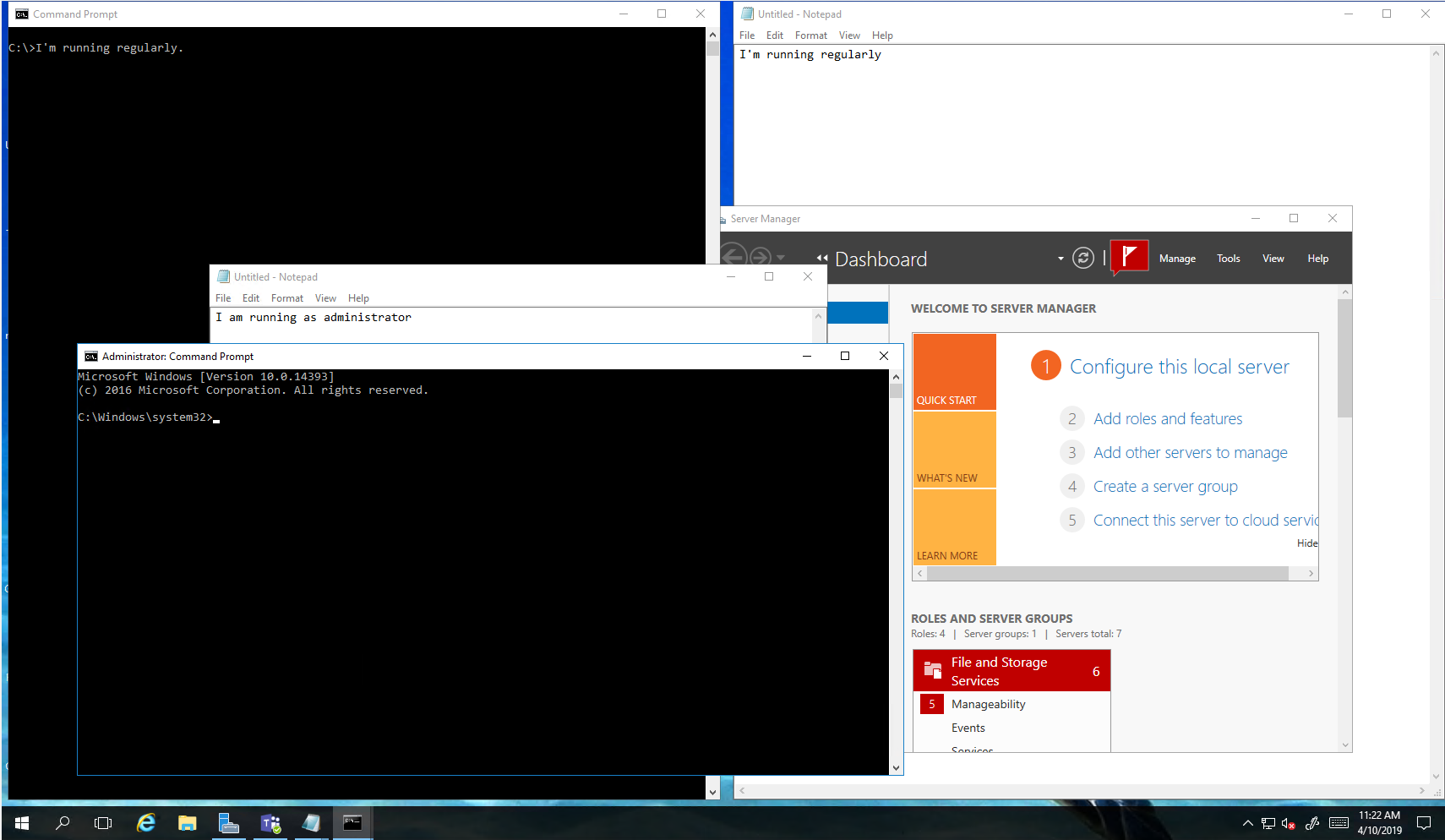 Windows run as Administrator don't tile, cascade, or stack side by side. 569c3589-c985-4005-85cb-a4eccf9ef796?upload=true.png