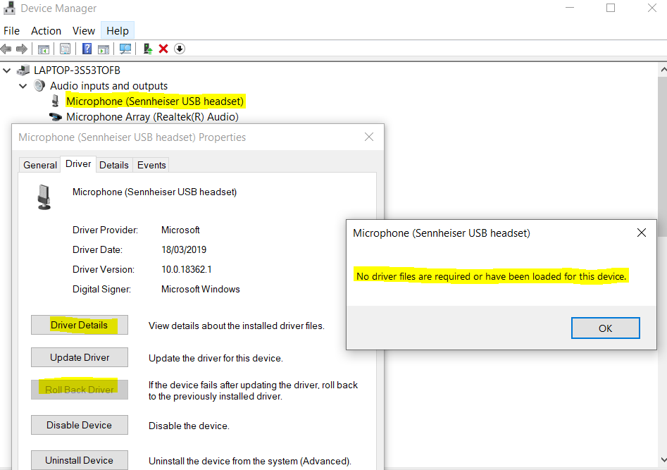 Device driver in Windows 10 Feature Update 1909 breaks USB headset microphone 56c7b594-ac11-4cc8-81cf-8749632f720e?upload=true.png