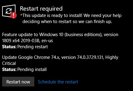 1809 installed but no restart scheduled 56d68939-42d3-4b64-9ff1-d52c6e74c0fc?upload=true.jpg