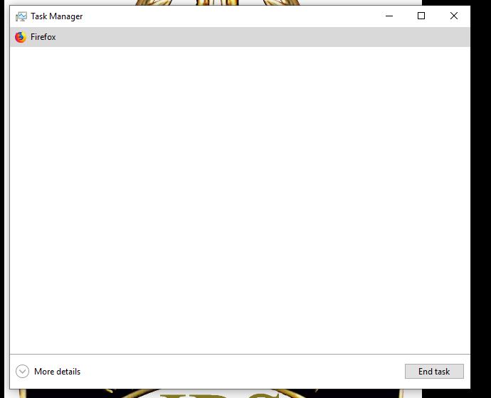 Task manager is not showing any process and remains blank after update. 56d8f1fe-f168-4f35-b550-de2ac6c676f3?upload=true.jpg
