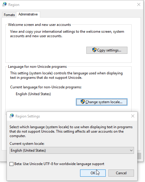Windows 10 System Information Locale value shows "United States" in Arabic 56d9ca80-875c-417c-bf06-463e3d7ec2e6?upload=true.png