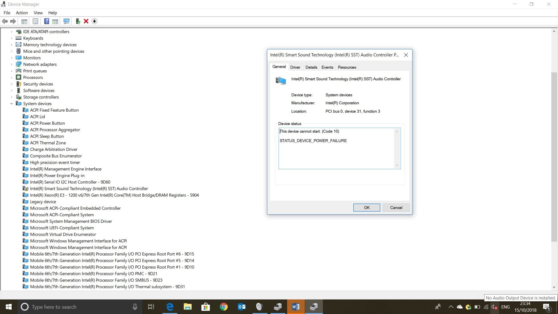 Audio suddenly stopped working, "no audio output device is installed", help! 56e9b502-b891-41d9-b56b-6f7305652635?upload=true.jpg
