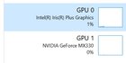 I have 2 GPU's on my laptop 56QBB0P-WimVEsFhbQMWkZHje763s0BMp3Jsb1groRw.jpg