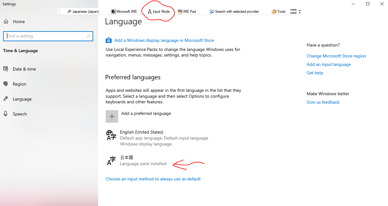 HP Pavilion x360 Windows 10:  Added a Japanese language pack, but unable to change the... 57a30556-ac1e-41eb-a0dd-ec3d242d26fe?upload=true.png