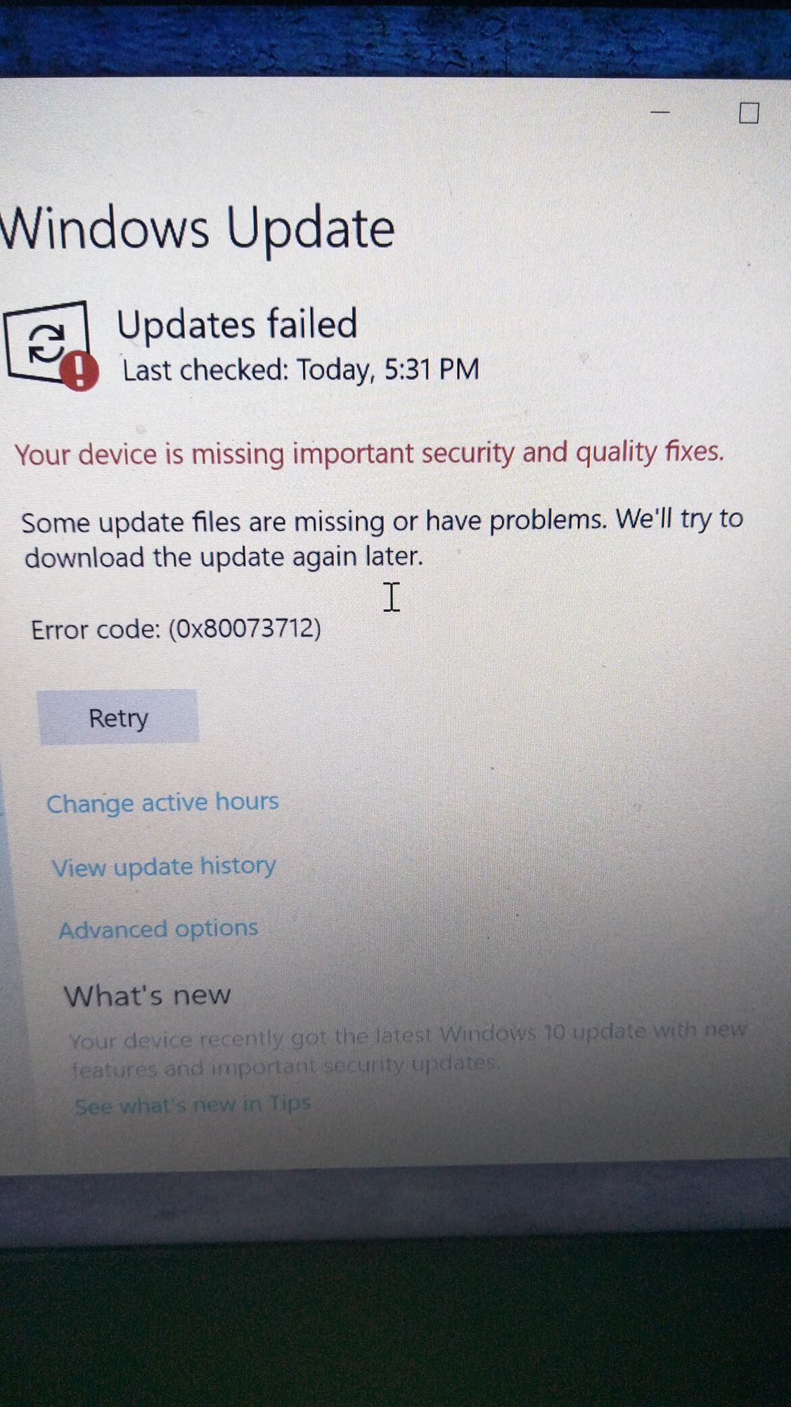Problems with updates 57c39ccc-399a-4583-9b63-574513757ae9?upload=true.jpg