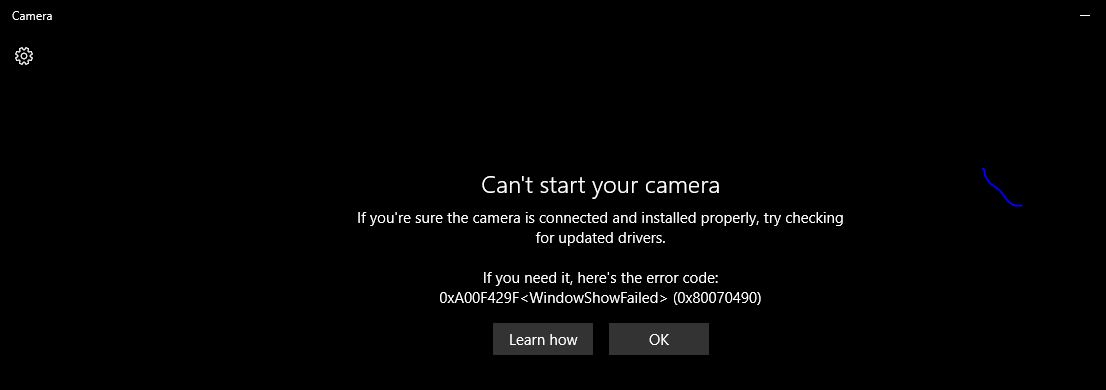 Windows 10 Camera App Error Code - Can't start your camera 57d20ff3-ae22-465b-bdea-709e2d36ddec?upload=true.jpg