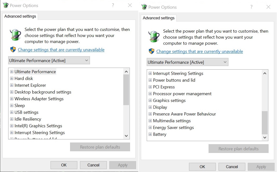 HOW TO FIX WINDOWS 10 MISSING POWER PLAN & OPTIONS FOR v2004 BUILD 19041