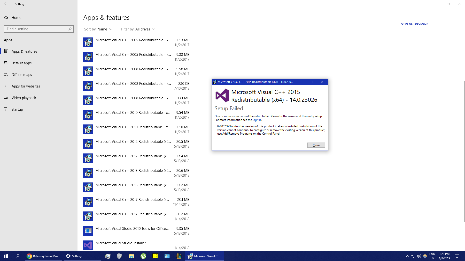 How long does it take to install visual studio 2015 I Can T Install Visual C Redistributable For Visual Studio 2015 Help