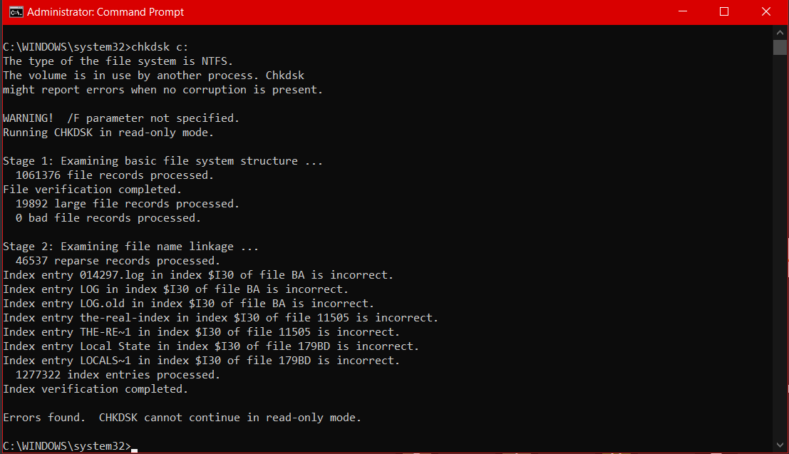 Error: "chkdsk 0 is incorrect" 5837765d-8f28-44f2-9b39-b9e0668d6192?upload=true.png