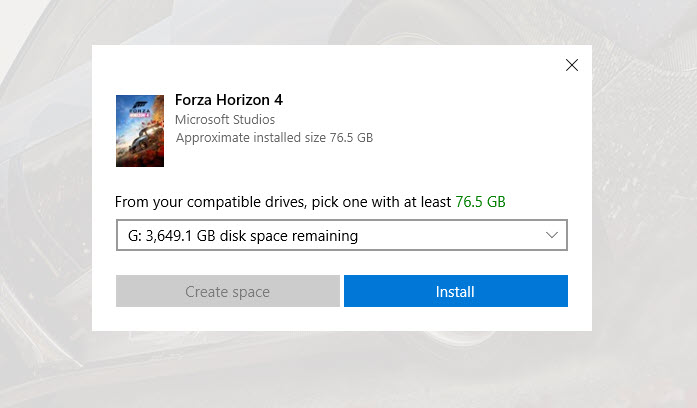 Trying to install Forza Horizon 4 on my PC 586d7409-4861-4768-991b-f1121f029bef?upload=true.jpg