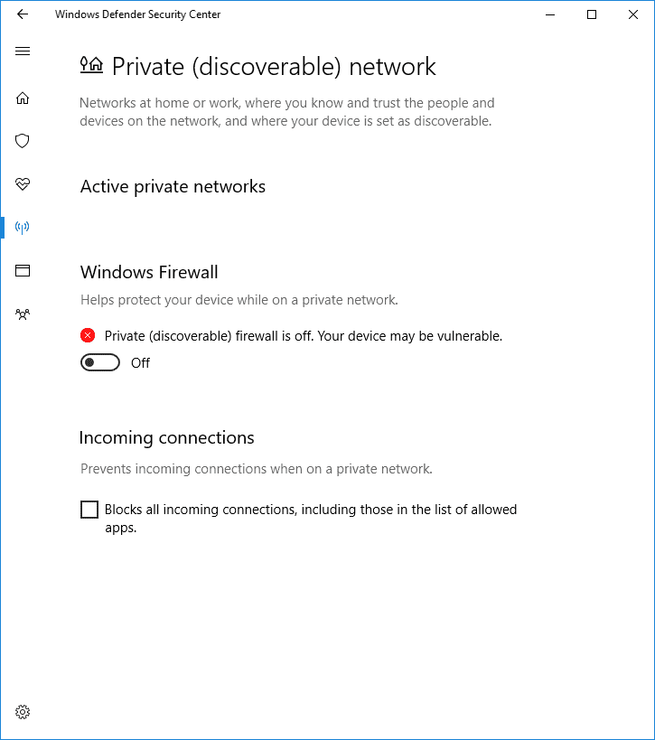 Yellow mark for windows defender security (action reccommended), but all is green on dashboard 5871d38e-32c3-472a-b5a7-a6bc3a624e9f.png