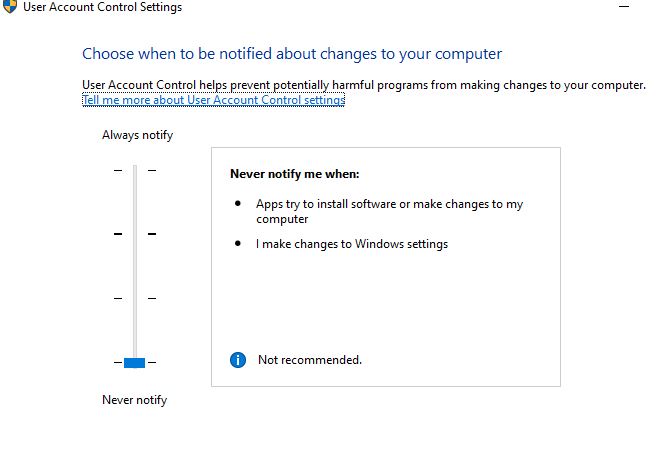 User Access Control Prompts user credentials each time. 588c36ef-eda4-4f41-a151-ca1a5b58da93?upload=true.jpg