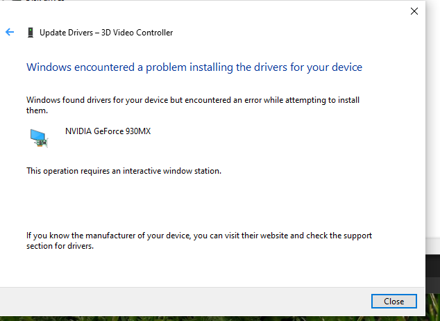 Nvidia driver failed to be installed 590cbc50-f0f9-4577-a452-ed4e38237fa4?upload=true.png