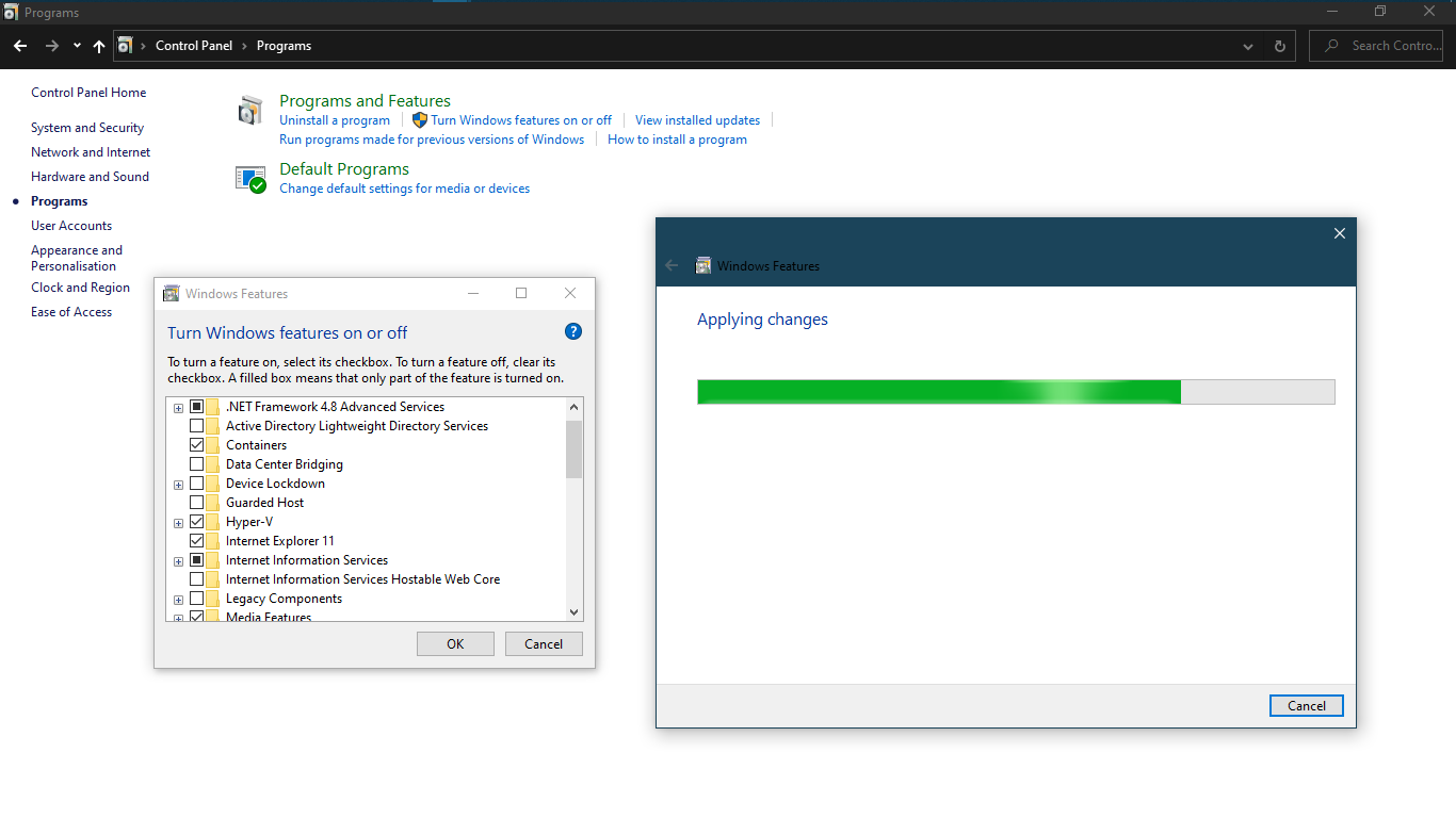 Cannot enable IIS on my windows 10 Error code: 0x80070032 590f0ac7-49f4-4af6-9b3a-50310c0f06c1?upload=true.png