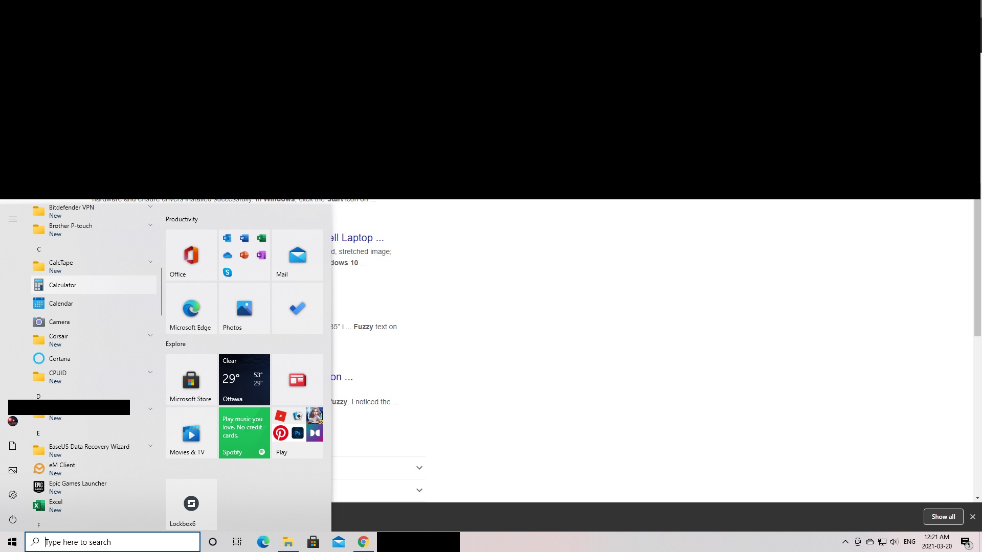 Need help with Start Menu being Fuzzy 59c6e288-931f-4b84-87b3-9324b42818cc?upload=true.jpg