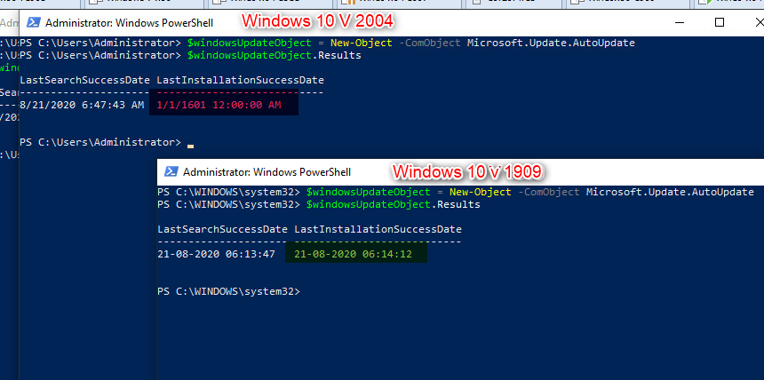 Windows update powershell query breaks in windows 10 v2004 5a76664d-e1e9-400e-8eea-7ee5cf269166?upload=true.png