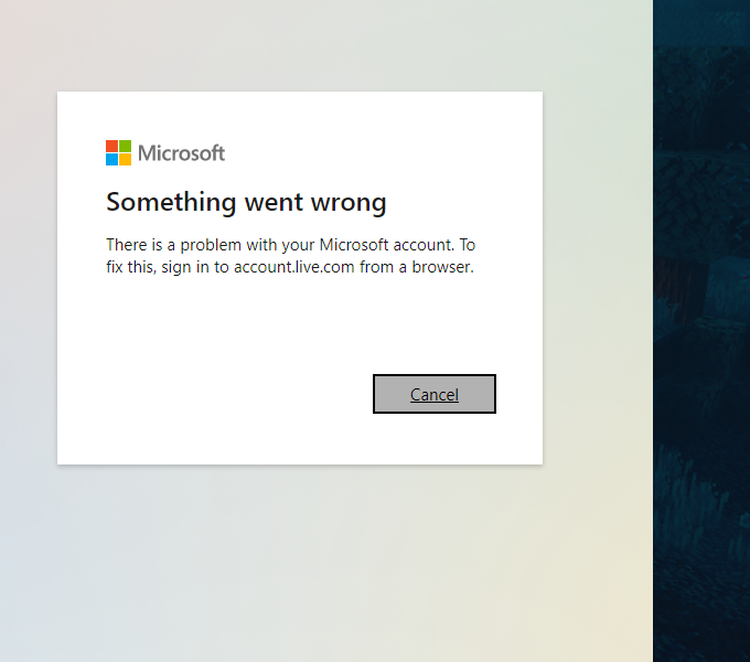 Can't log into Minecraft Dungeons 5ac04938-6399-4576-a480-6a0e9ba8952c?upload=true.png