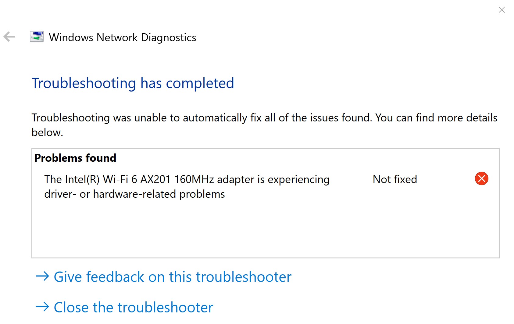 Intel WI FI 6 AX201 160 MHz Experiencing problems 5ac7480d-5d95-45aa-b368-c9e723d26b37?upload=true.jpg