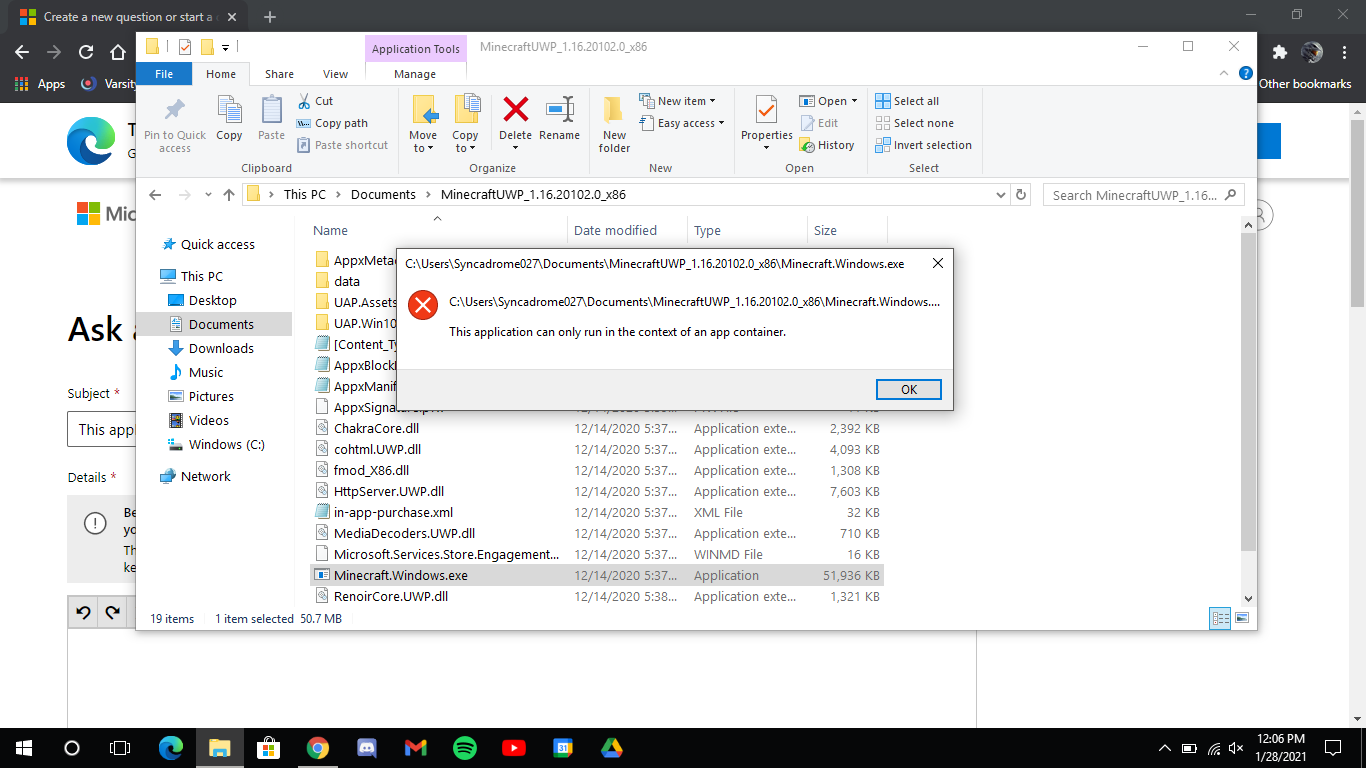 This application can only run in the context of an App Container. 5acf10cd-7a2e-4f31-b705-5c4b1627b8e7?upload=true.png