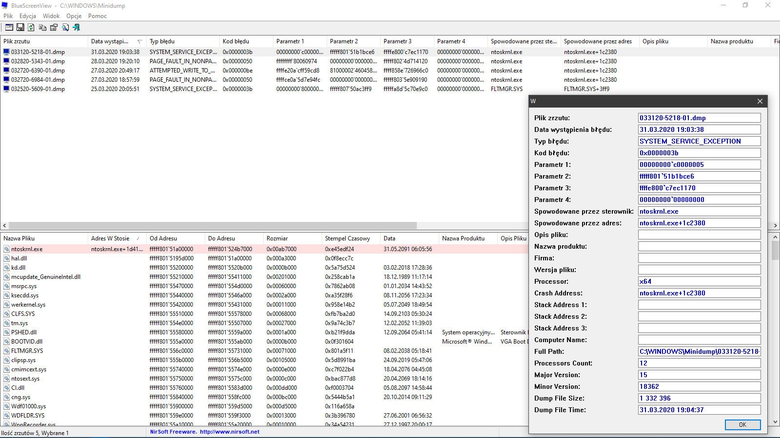 BSOD caused by ntoskrnl.exe+1c2380 5b805591-c544-4a09-8fa9-11ad1b27f473?upload=true.png