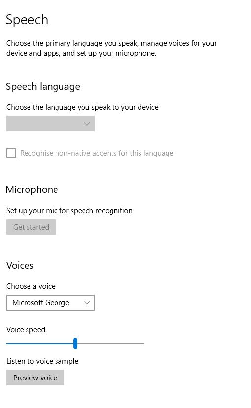Speech recognition settings grayed out 5bc9f521-9b7f-484c-9270-89337bec2155?upload=true.jpg