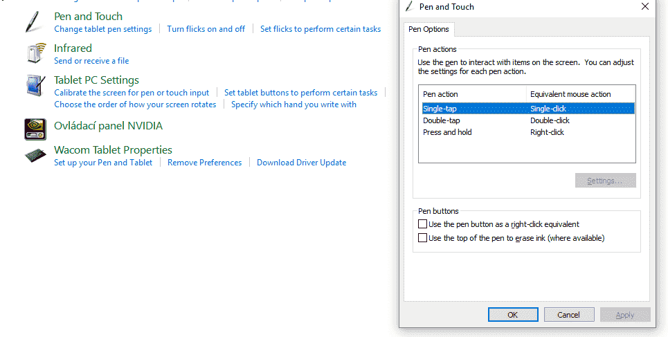 Wacom Pen has a lag issues, everyone says "turn off flicks" but there is no "flicks" tab... 5be4f4d4-3737-4501-9e12-ed3d663fabbb?upload=true.png