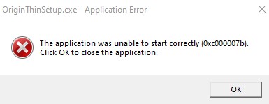 I am getting error on installing application 0xc00007b. 5be5a17a-535e-4660-9f10-7a30437d872e?upload=true.jpg