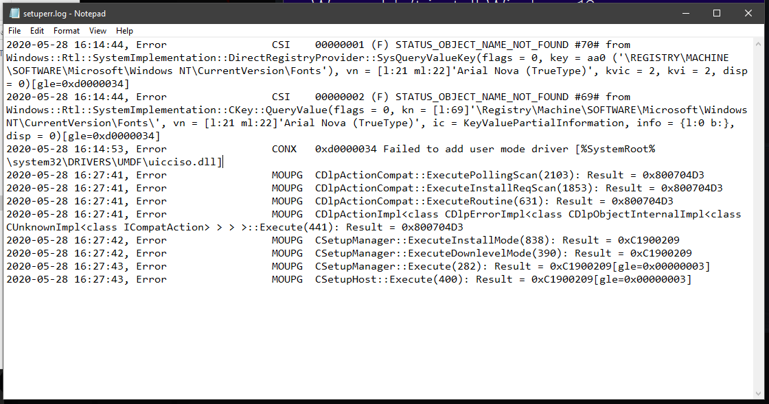 Unable to update windows from version 1803 to anything else 5bf46dc5-1860-4d7f-b71f-8c2eb44abafa?upload=true.png