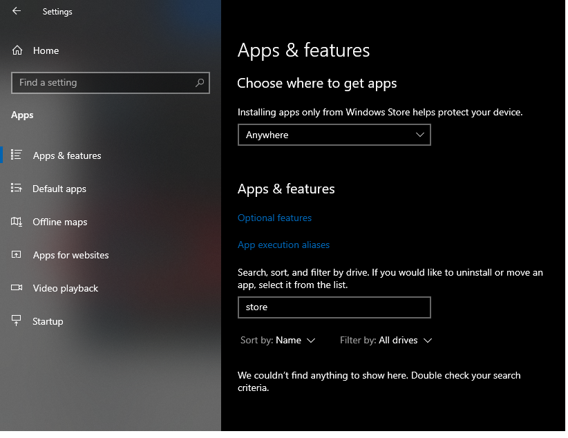 Windows default apps like store, gamebar etc. is missing after reset 5c439829-9c51-4d7b-9ed3-da5853514e8a?upload=true.png