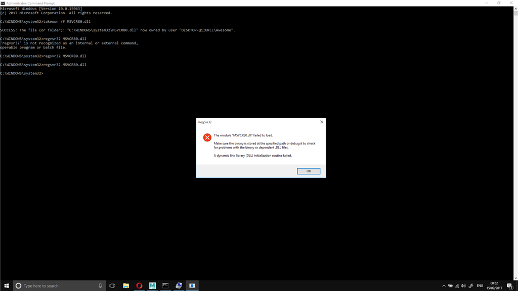 MSVCR80.dll was not found. Reinstalling the program may fix this problem." 5caeb1aa-d06b-40b4-afe3-f1b36f6dc3a4.png