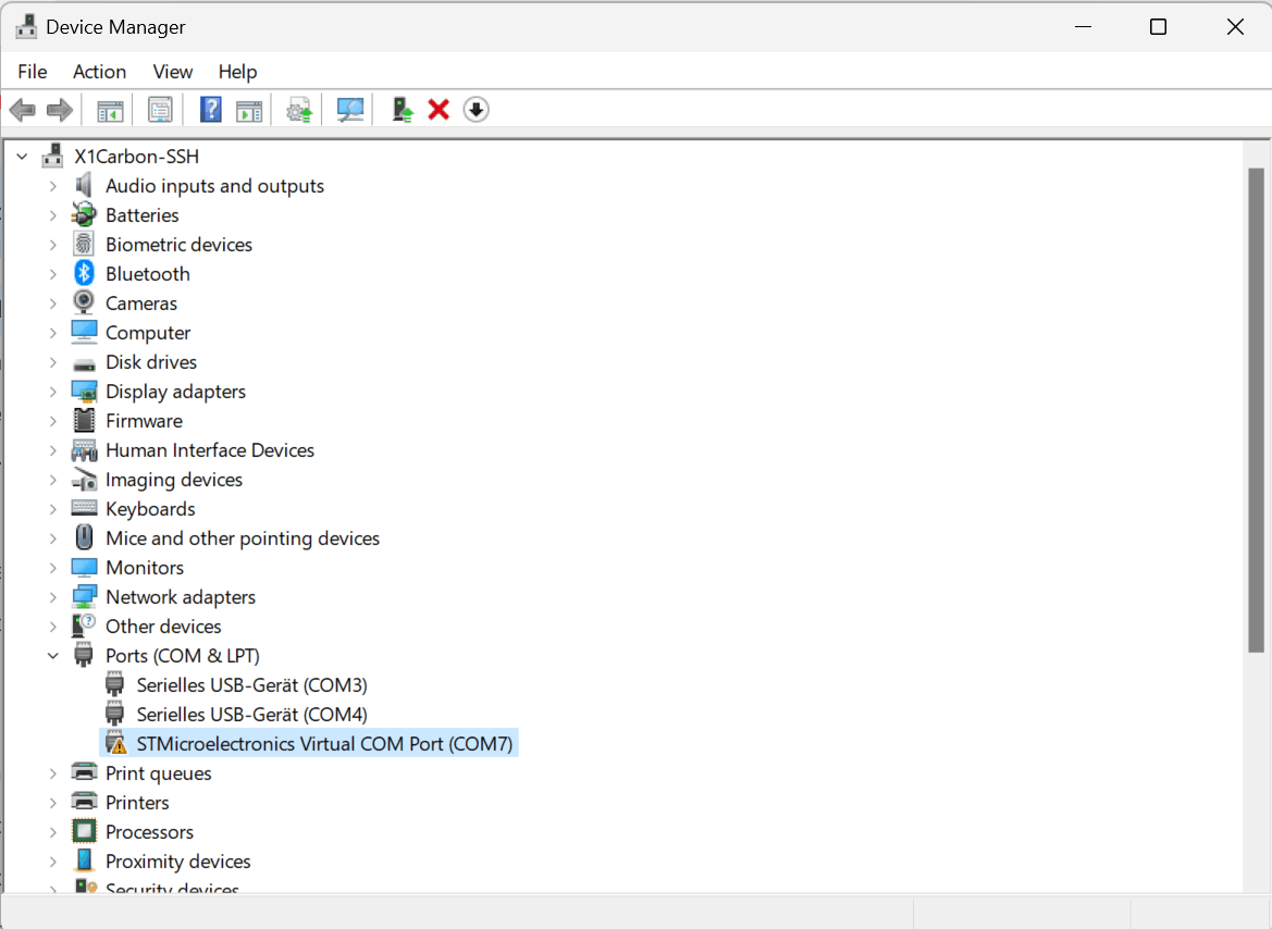 Windows 11: STMicroelectronics Virtual Com Port not working 5cf211e2-2d72-4e8e-b161-86244cc9d0ed?upload=true.png