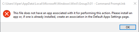 Right-click "Run as Administrator" in start menu, nothing happens 5cf65118-d03b-4d61-97f1-d9cdbd13c719?upload=true.png