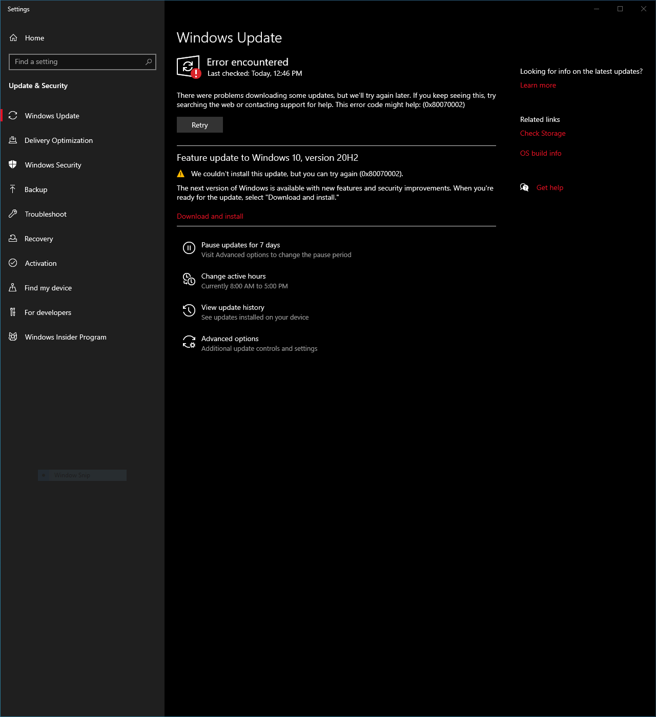 Windows 10 Version 20H2 - Error Code 0x80070002 5d2999bc-0731-4a7f-89be-09dec485341f?upload=true.png