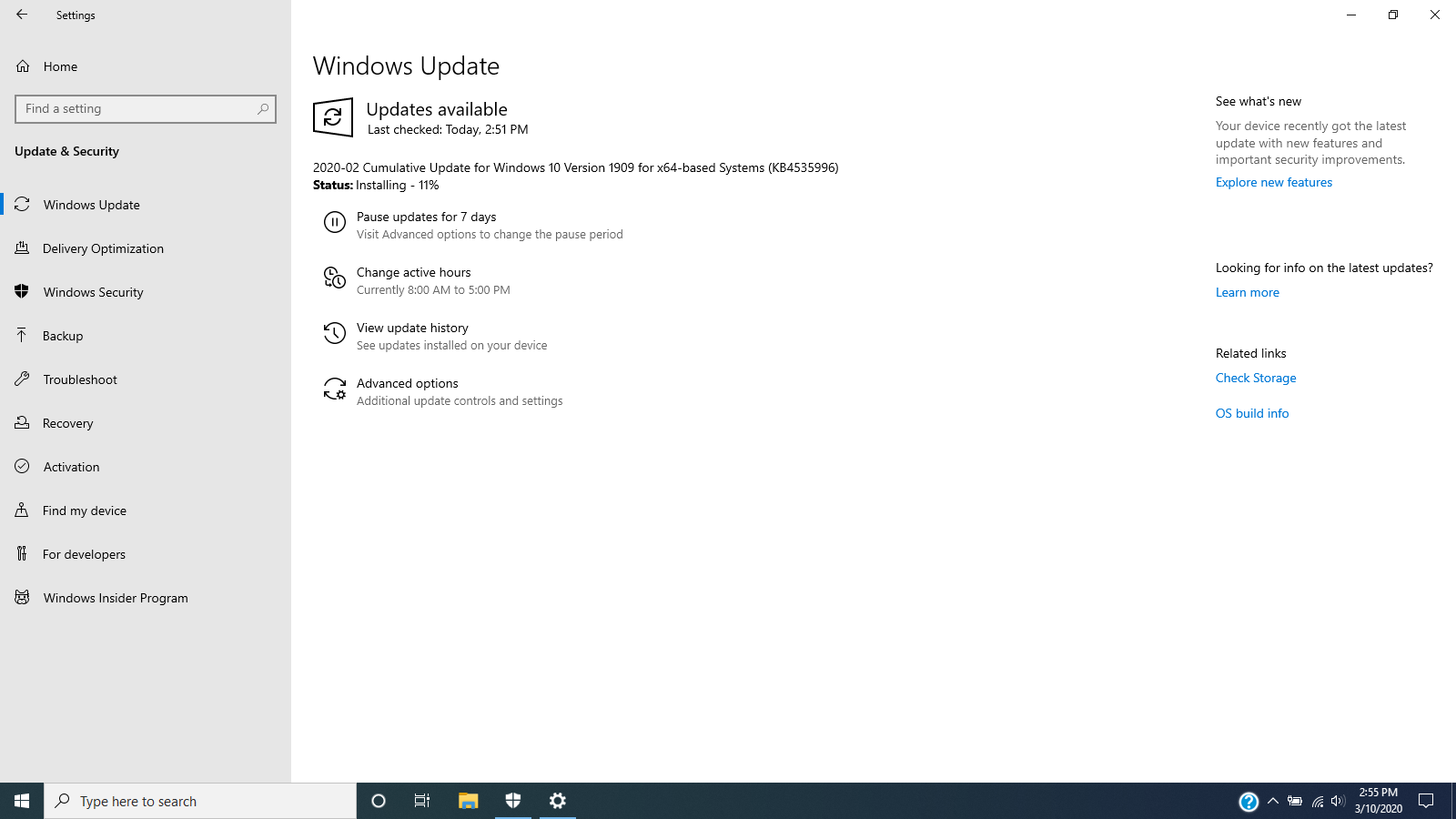 3 Issues for Windows 10 Build 1909 update 5dbeb6d1-dc5f-4ace-b286-f7b9910aaf09?upload=true.png