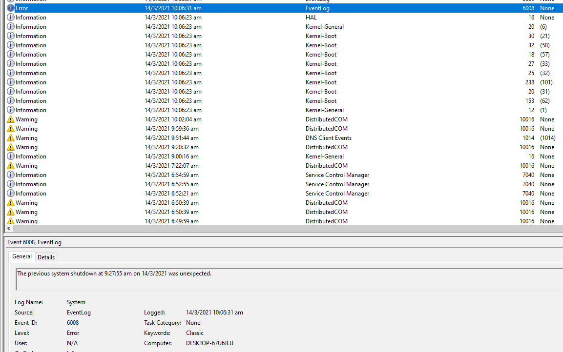 Random crashes leading to restarts 5dc8e971-d9d2-41a3-98e0-8200bd84bf04?upload=true.png