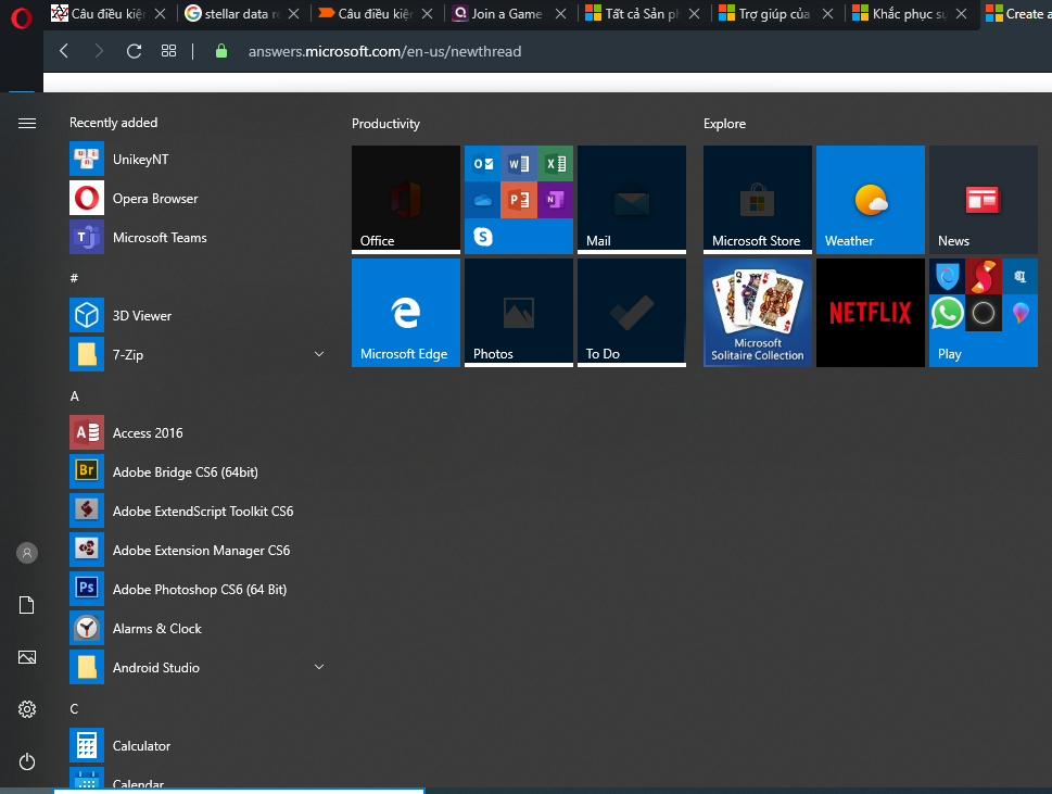 I can open default apps even appstore and Feedback Hub 5de83b78-1995-4f99-97c0-3167fa536342?upload=true.png