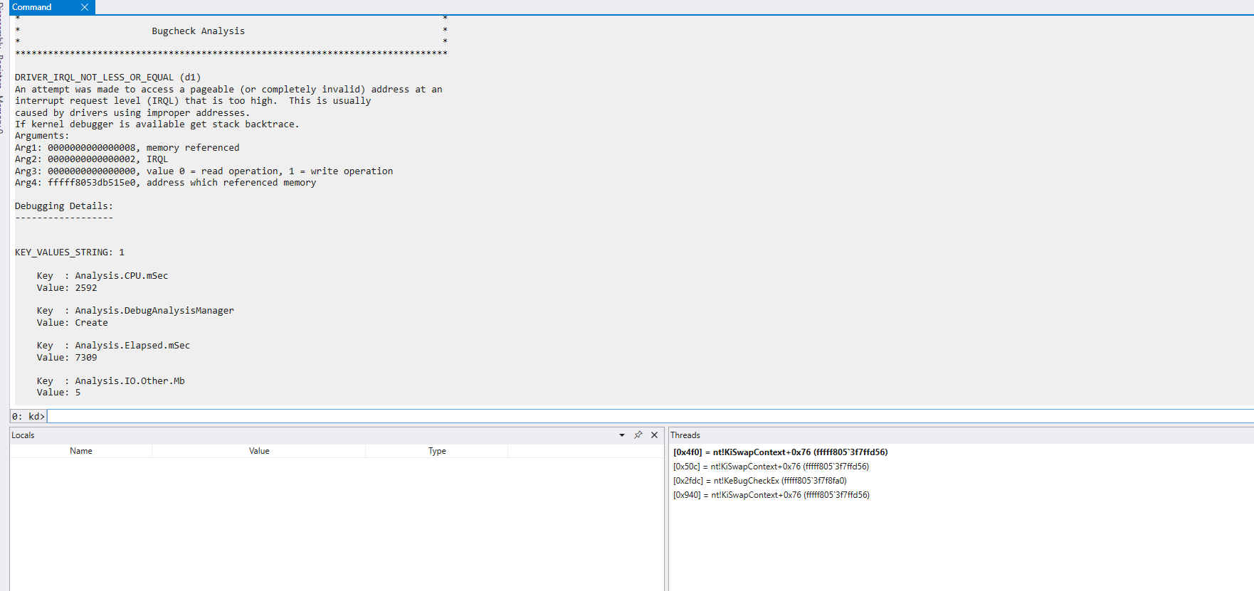 I keep receiving a BSOD while playing Black Ops 6: Zombies, I've run a bug analysis, but it... 5e55cfa0-e2f4-43a1-b3db-4d0a7b35fedb?upload=true.png
