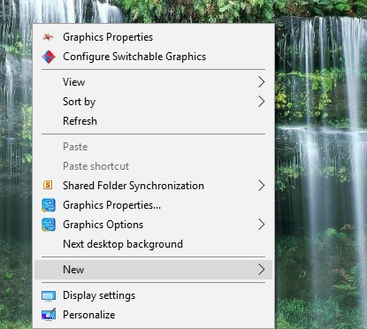 the option " New " in Right click  can't open ther other options' window  and makes the... 5e9e3a0e-4c99-472f-a28f-c52c22acec09?upload=true.jpg