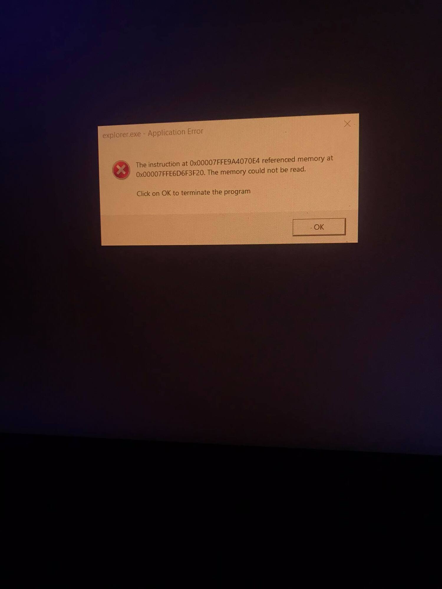 Memory could not be read on shutdown 5ebc4228-bae5-421e-9b70-f7152d173f79?upload=true.jpg