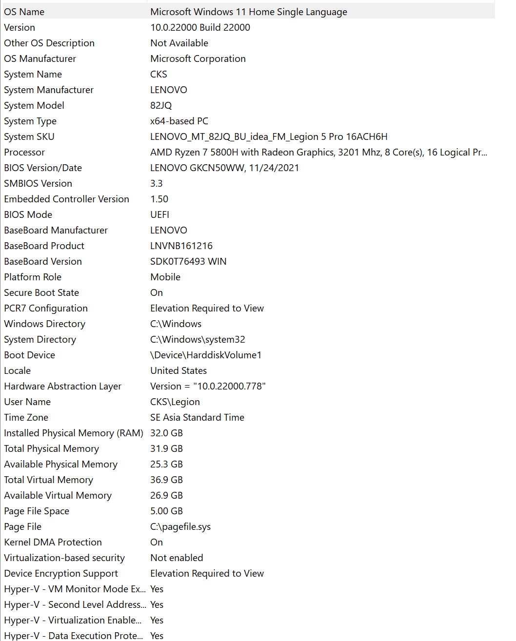 Can you check this crashdump?  Continual BSOD Legion 5 Pro 16ACH6H 5ed376db-da77-4fb0-9258-2b3a420ede70?upload=true.png