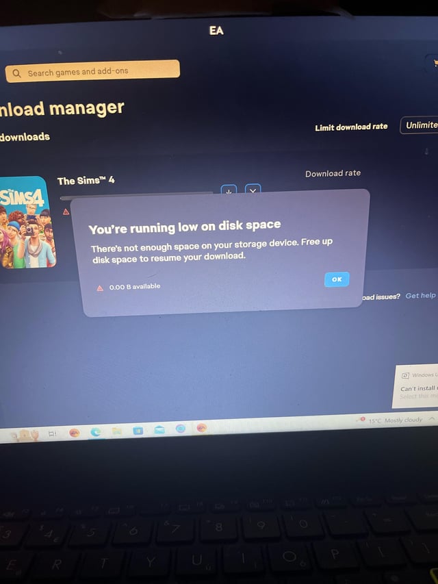 I needed to update my sims it said I didn’t have enough disk space I don’t ever use a... 5esxz6iut81d1.jpg
